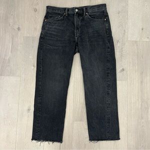 H&M Relaxed Fit Dark-Wash Jeans